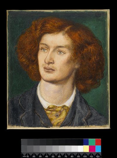 Portrait of Algernon Charles Swinburne by Dante Gabriel Charles Rossetti